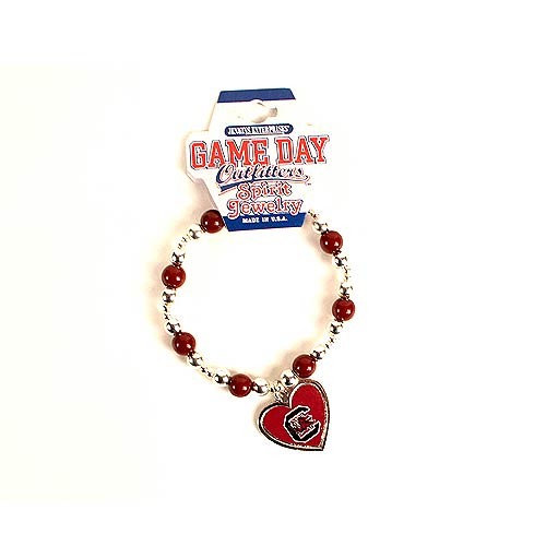 South Carolina Gamecocks Jewelry - GameDay Heart Bracelets - 12 For $24.00