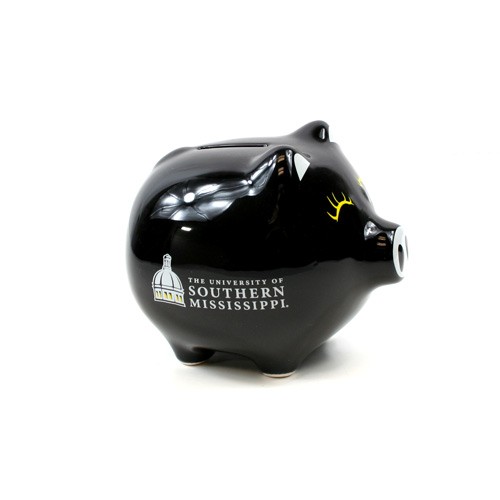 Southern Mississippi Banks - 5" Ceramic Style Piggy Bank - 2 For $8.00