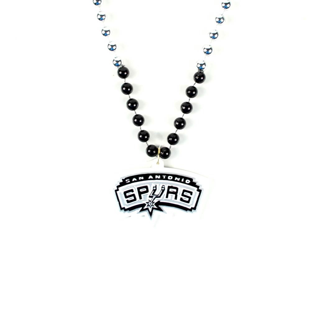 San Antonio Spurs Merchandise - 22" Team Beads - $3.50 Each
