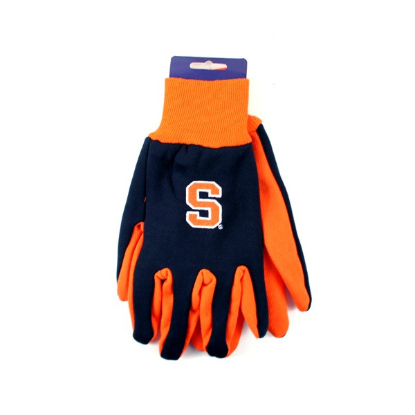 Syracuse Gloves - Blue Glove With Orange Palm - 12 Pair For $36.00