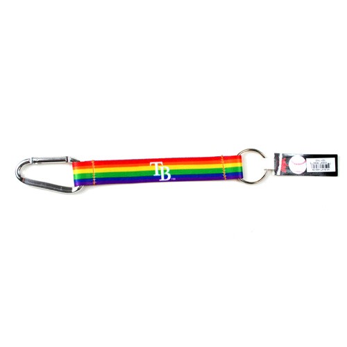 Tampa Bay Rays Carabiners - 8" Rainbow Style - 12 For $24.00