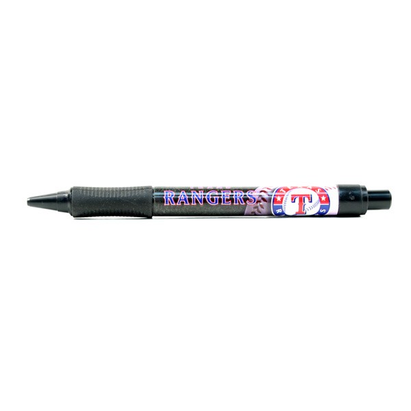 Texas Rangers Pens - Bulk Packed Soft Grip Pens - 24 For $24.00