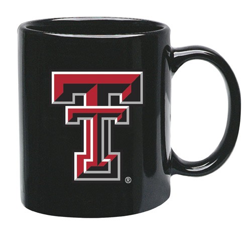 Texas Tech Mugs - 15oz Black Ultra Style Mugs - 12 For $54.00