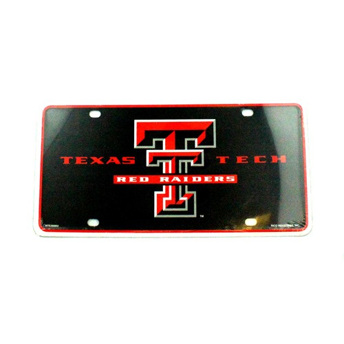 Texas Tech License Plates - Metal - 12 For $30.00