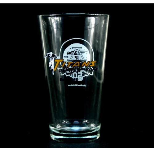 Tennessee Titans - 16OZ Glass Pints - Established Style - 12 Pints For $24.00