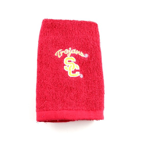 USC Trojans Towels - 11"x18" Hand Towels - Embroidered - 12 For $24.00 