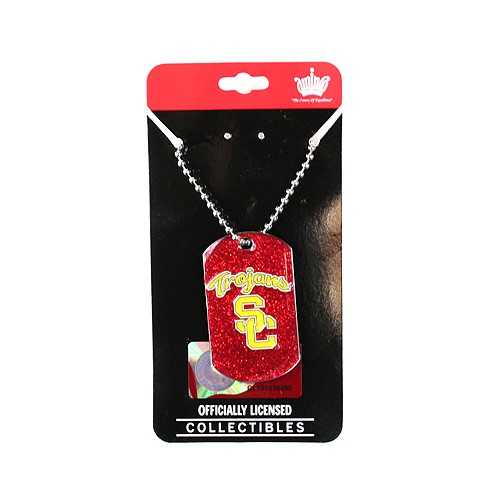 USC Trojans Necklaces - Glitter Series Pendants - 12 For $30.00