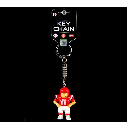 Utah Utes Keychains - Football Man Style - Lil Bratz - 12 For $18.00