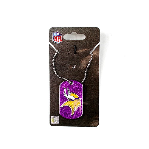 Minnesota Vikings Necklaces - Glitter Pendant Series - 12 For $30.00