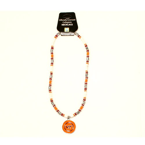Virginia Tech Necklaces - 18" Natural Stone - 12 Necklaces For $84.00