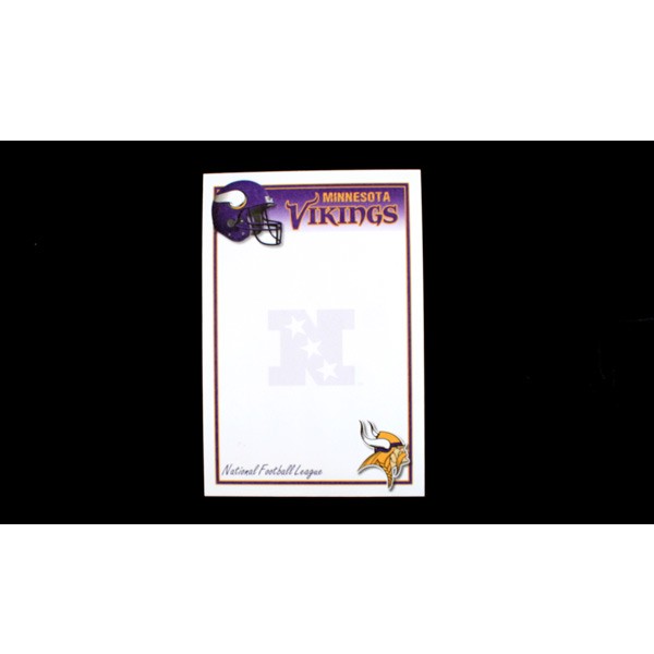 Minnesota Vikings Note Pads - 40 Sheets Per Pad - 5"x8" - 24 Pads For $12.00