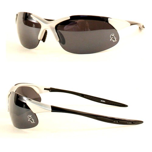 Chicago White Sox Sunglasses - Double Rim Style - Sport Frame - 12 Pair For $60.00