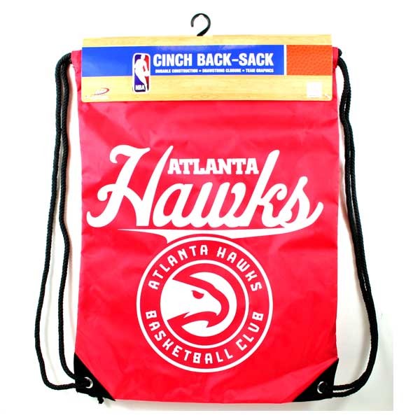 Atlanta Hawks Bags - Team Spirit Back Sacks - 12 For $48.00