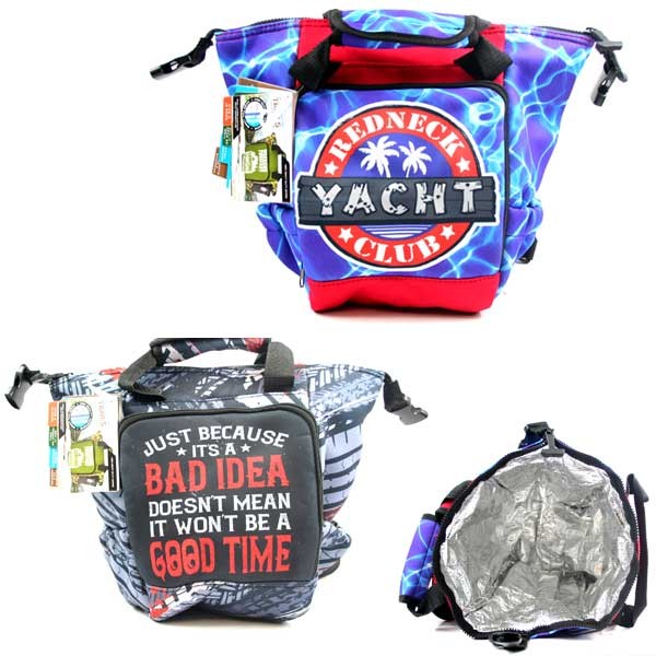 Wholesale Coolers - Insulated Novelty Backpacks Coolers - Assorted Styles - 6 For $45.00