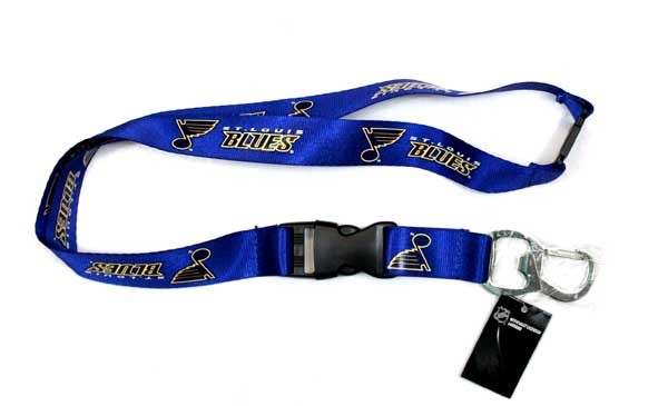 St. Louis Blues Lanyards - Bottle Opener Style - 6 For $18.00