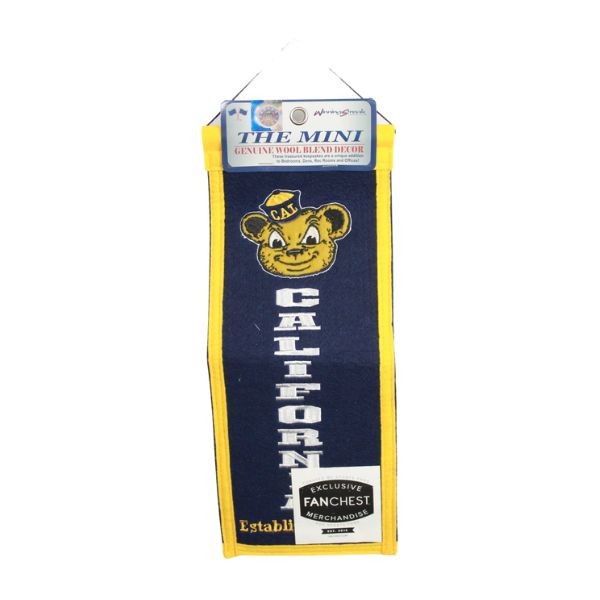 Cal Bears Banners - 6"x15" Wool Blend Embroidered Banners - 6 For $21.00