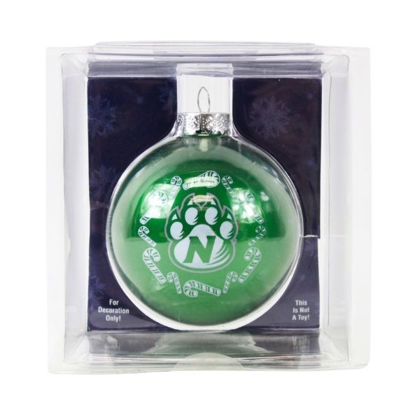 Northwest Missouri State Ornaments - The Candy Cane Ball - 6 For $21.00