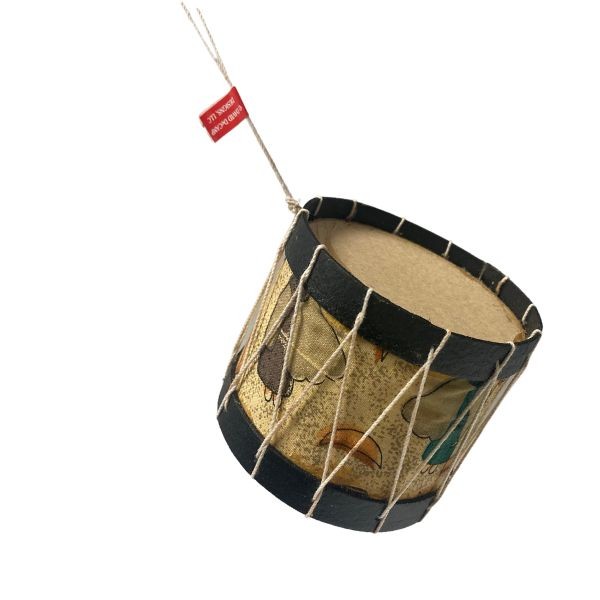 David DeCamp Art - 3" The Drum Ornament - The Jester Drum - 6 For $21.00