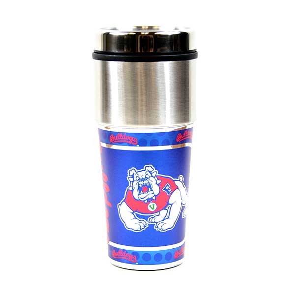 Fresno State Bulldogs Merchandise - 22OZ Stainless Travel Mugs - The Wrapster - 12 For $48.00