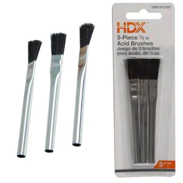 HDX Tool Products - 3Pack Acid Brushes - 36 Packs For $19.80 -  Tools/Auto/Lawn