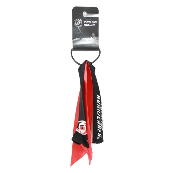 Carolina Hurricanes Hair Accessories - Jersey PonyTail Holders - 12 For $18.00