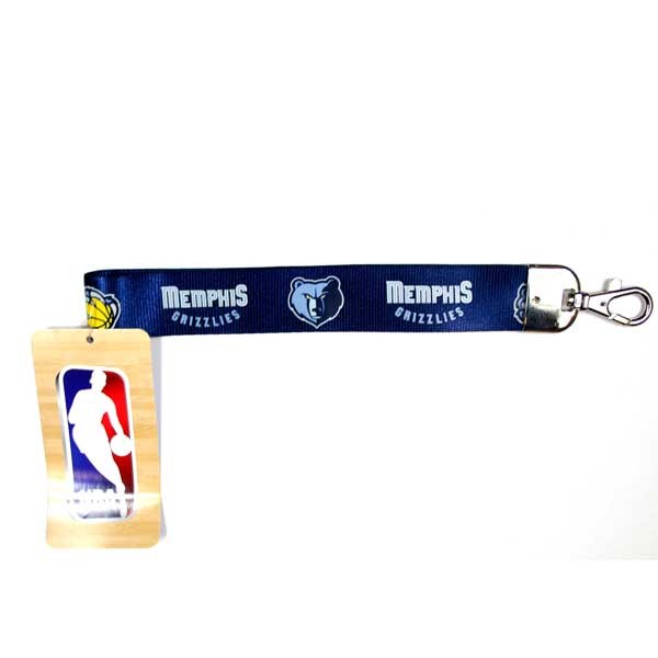 Memphis Grizzlies Keychains - Blue Wrister Style - 12 For $24.00