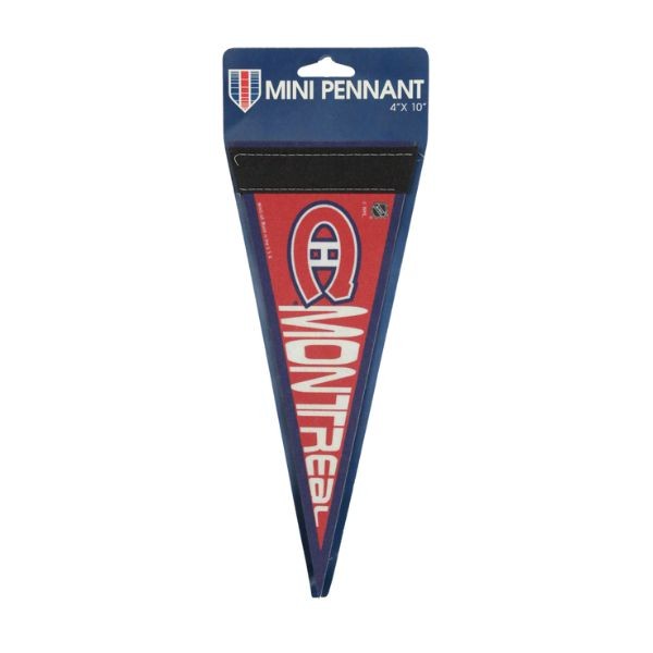 Montreal Canadiens Pennants - 4"x10" Mini Pennants - 24 For $24.00