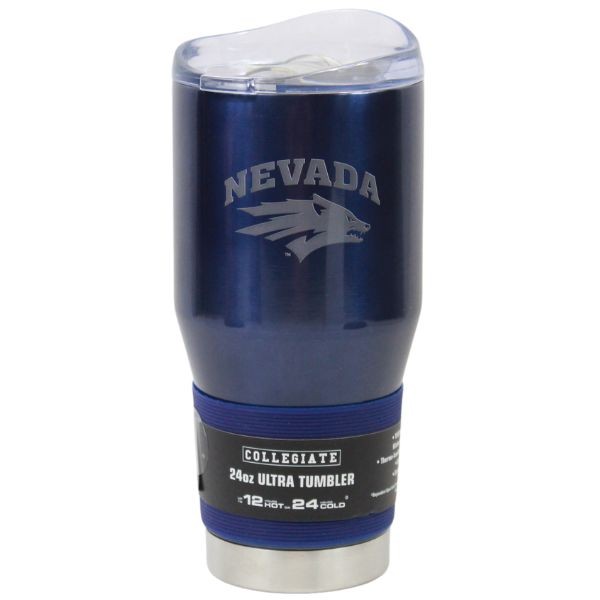 University Of Nevada Wolfpack - 24OZ Ultra Stainless Steel Tumblers - Vacuum Seal - 2 For $20.00