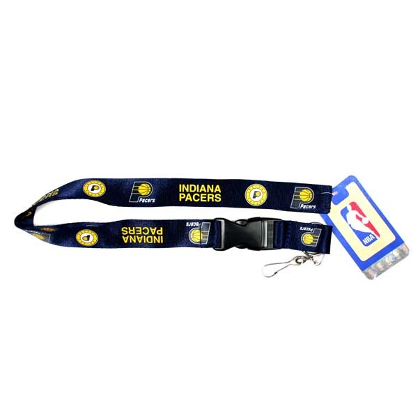 Indiana Pacers Lanyards - Team Color Velcro Enclosure Blue - 6 For $15.00
