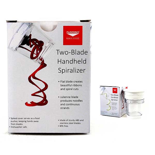 Paderno Kitchen Products - 2Blade Hand Spiralizer - 6 For $18.00 