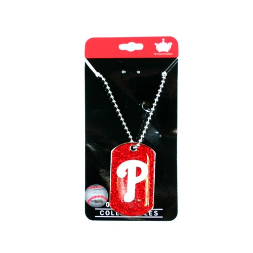 Philadelphia Phillies Necklaces - Glitter Pendant Series - 12 For $30.00