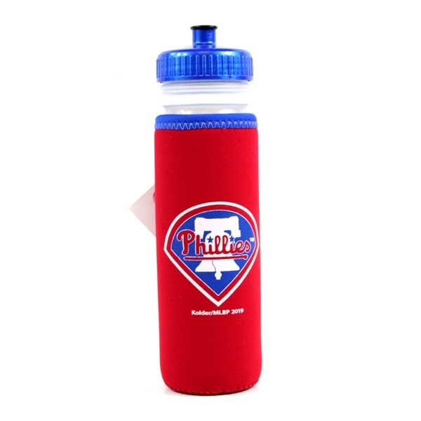 Philadelphia Phillies Merchandise - Neoprene Sleeve 18OZ Water Bottles - 12 For $24.00