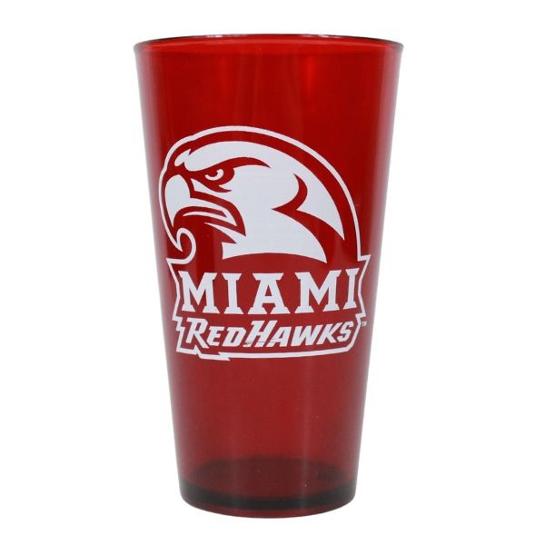 Miami Redhawks - 16OZ Red Acrylic Team Tumblers - 24 For $24.00