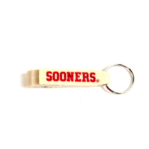 Oklahoma Sooners Keychains - Bottle Opener POP IT Style - 24 For $24.00