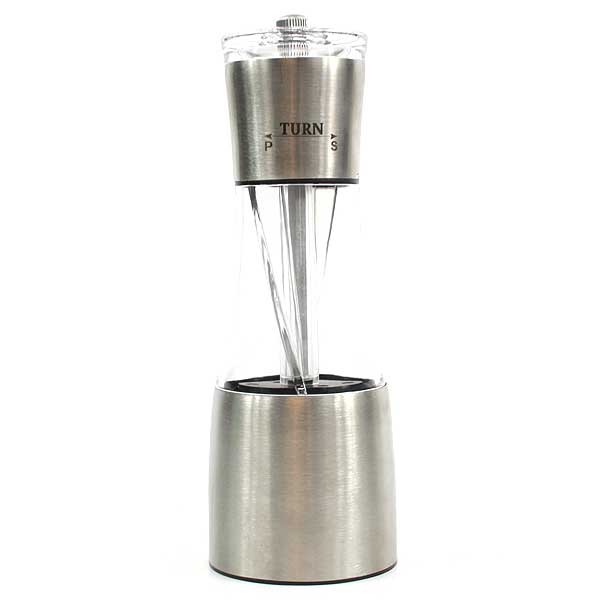 Stainless Steel - All In One Salt And Pepper Shaker - 2 For $10.00