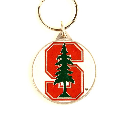 Closeout - Stanford Key Chains - Pewter Oval - 24 For $24.00