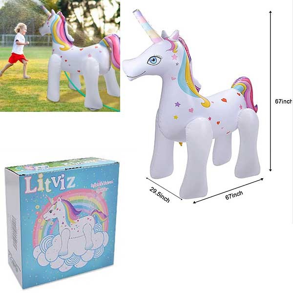 Unicorn Merchandise - The Big Uni - Inflatable Sprinkler - 2 For $24.00
