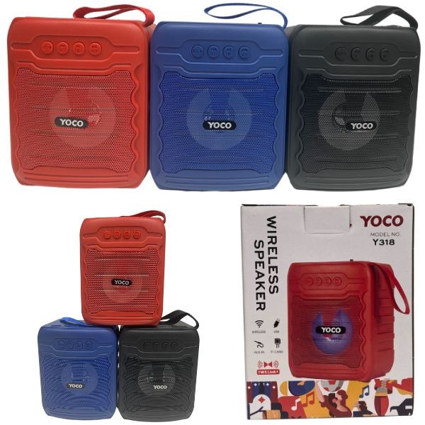 Yoco Wireless - BlueTooth 5" Speakers - Colors May Vary - 12 For $66.00