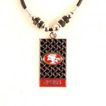 San Francisco 49ers Necklace - Diamond Plate Style - $3.50 Each