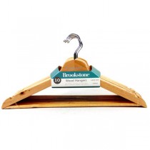 10Pack - Brookstone Hangers - Natural Color - 6 Packs For $42.00