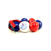Blowout - Philadelphia 76ers Bracelets - KuKui Nut Bracelets - 12 For $24.00