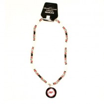 Arkansas Razorbacks Necklaces - 18" Natural Stone - 12 Necklaces For $84.00