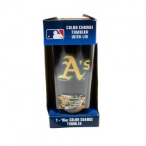 Oakland A's Tumbler - 16oz Color Change Style Tumblers - 12 For $30.00