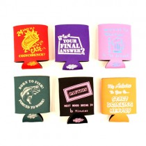 Assorted Coozies - Neoprene Novelty Sayings - 24 Coozies For $24.00