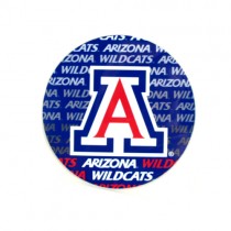 Arizona Wildcats Magnets - 4" Round Wordmark Style - 12 For $12.00