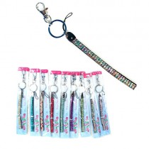 Wholesale Key Chains - Bling Style Carabiner Keychains - Total Assortment - 24 For $24.00