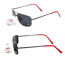 Atlanta Braves Sunglasses - GunMetal Style - 12 Pair For $60.00