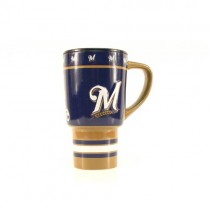 Milwaukee Brewers Travel Mugs - 15OZ Sculpted Travel Mugs - $9.50 Each