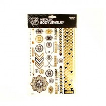 Opportunity Buy - Boston Bruins Tattoos - 2Pack Body Tattoos - 6"x10" - 12 Sets For $24.00