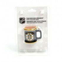 Boston Bruins Ornaments - Mini Mug Style Ornaments - 12 For $30.00